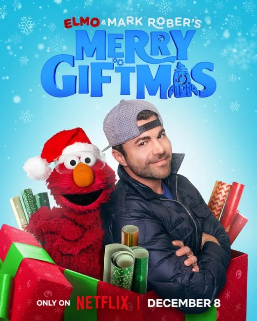 watch Elmo and Mark Rober’s Merry Giftmas